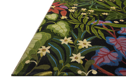 Loloi Botanical 3\'-3\" x 3\'-3\" Round Indoor/Outdoor Accent Rug