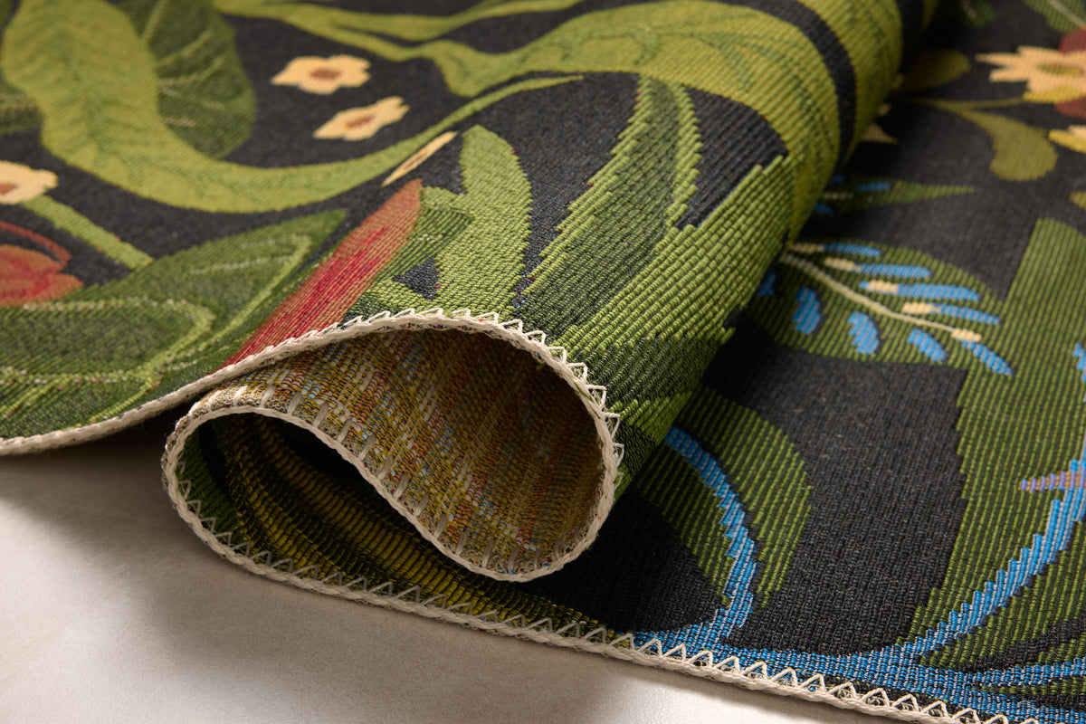 Loloi Botanical 3\'-3\" x 3\'-3\" Round Indoor/Outdoor Accent Rug