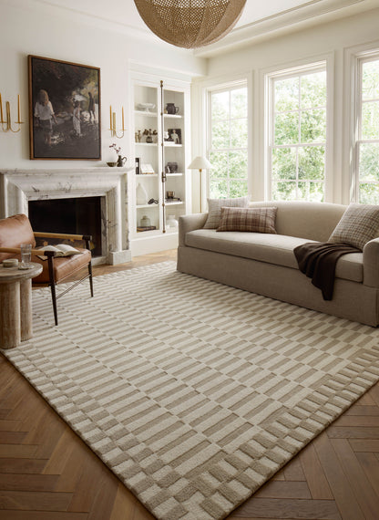 Chris Loves Julia x Loloi Bradley 18" x 18" Sample Rug