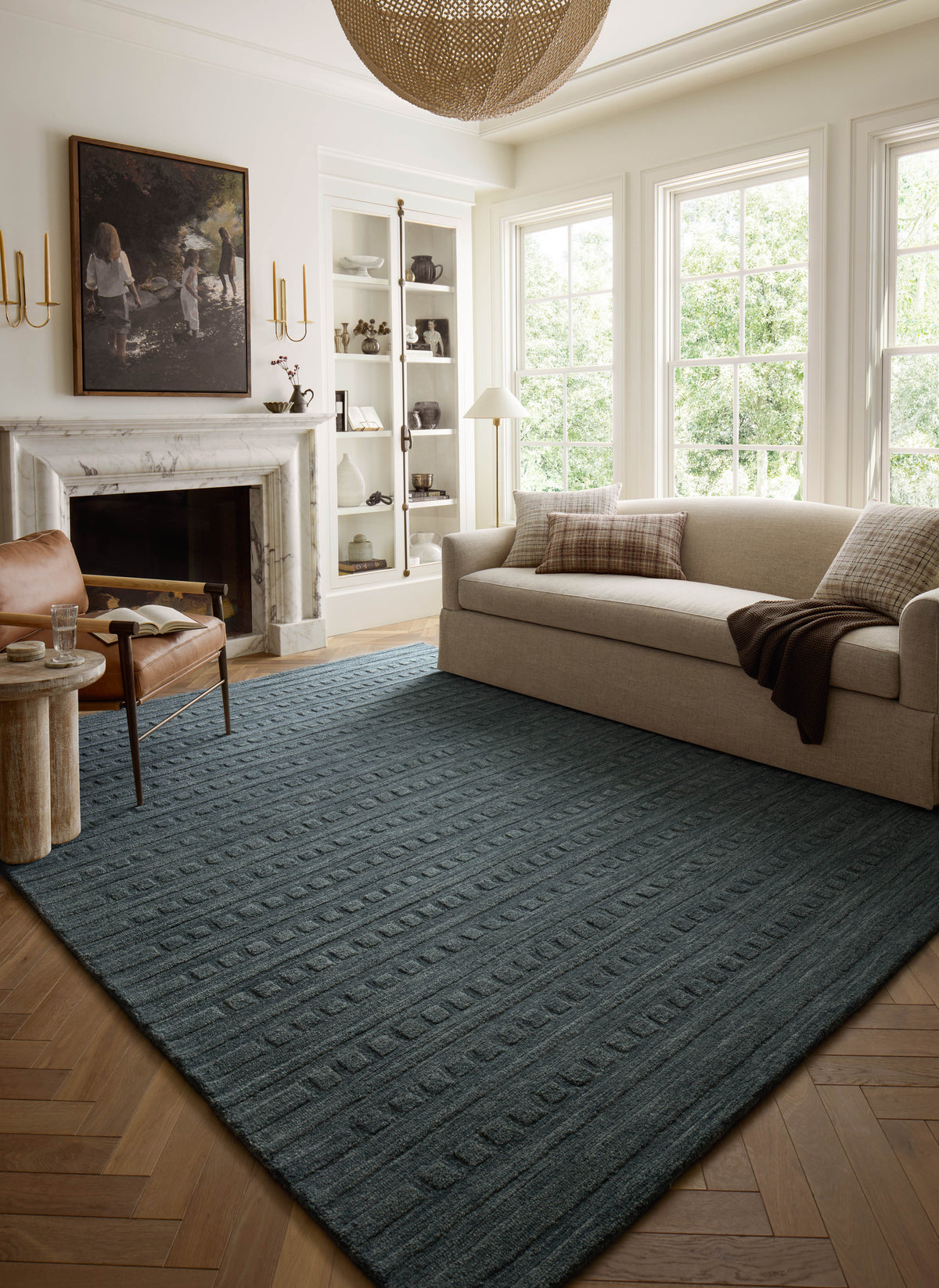 Chris Loves Julia x Loloi Bradley 18" x 18" Sample Rug
