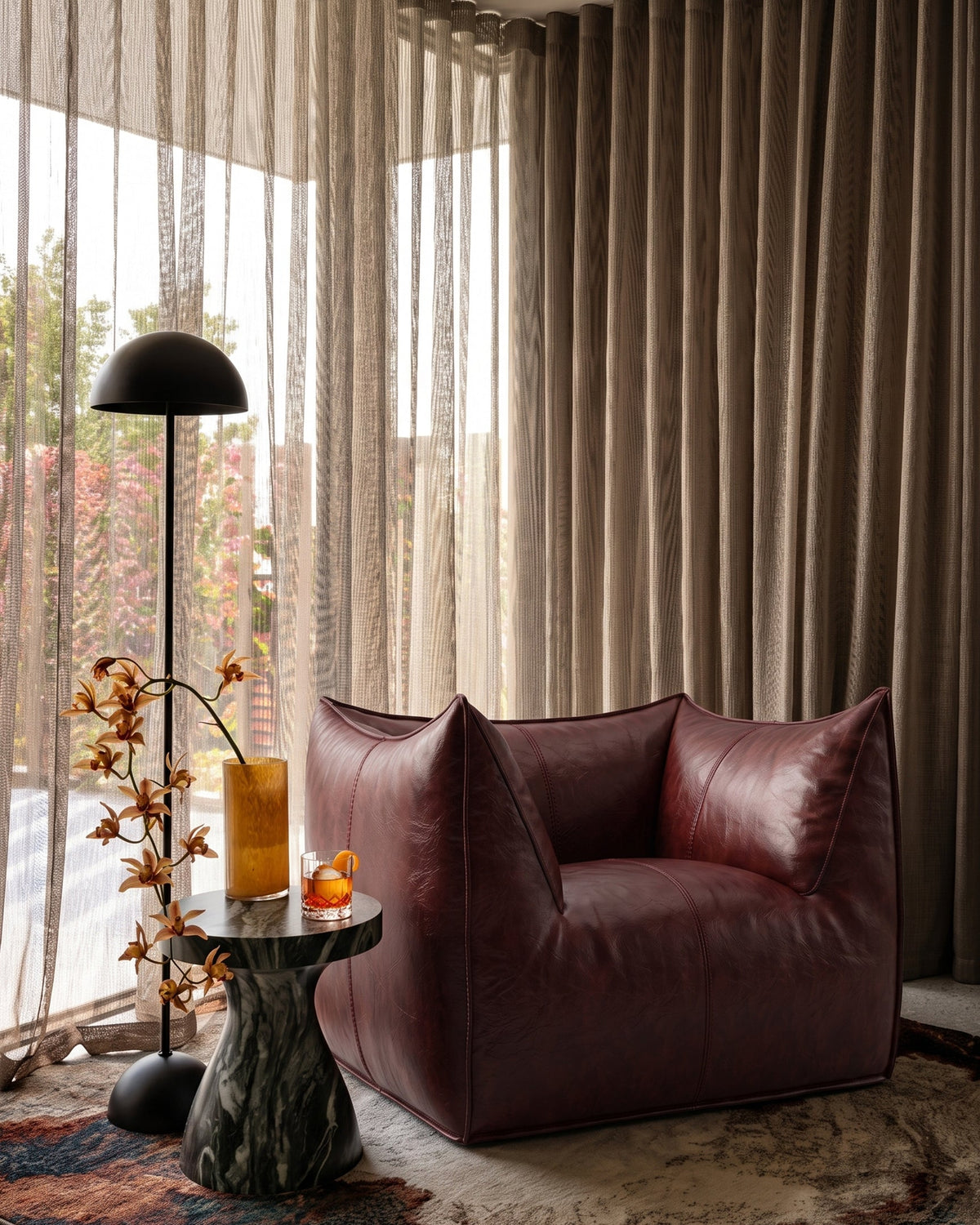 Mario Bellini Bambole Lounge Chair – Iconic Italian Design & Plush Comfort