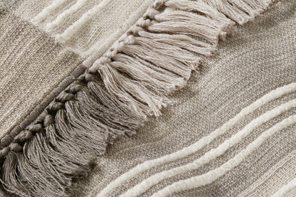 Amber Lewis x Loloi TAL0002 Grey / Ivory 4'-2" x 5' Throw