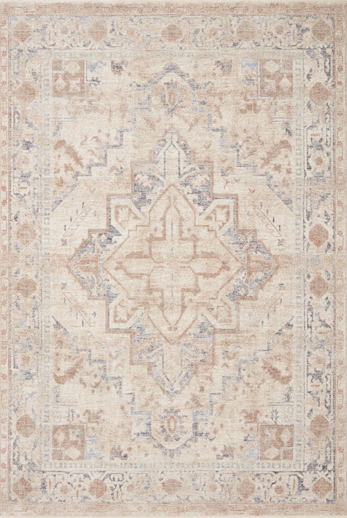Magnolia Home By Joanna Gaines x Loloi Carlisle 18" x 18" Sample Rug