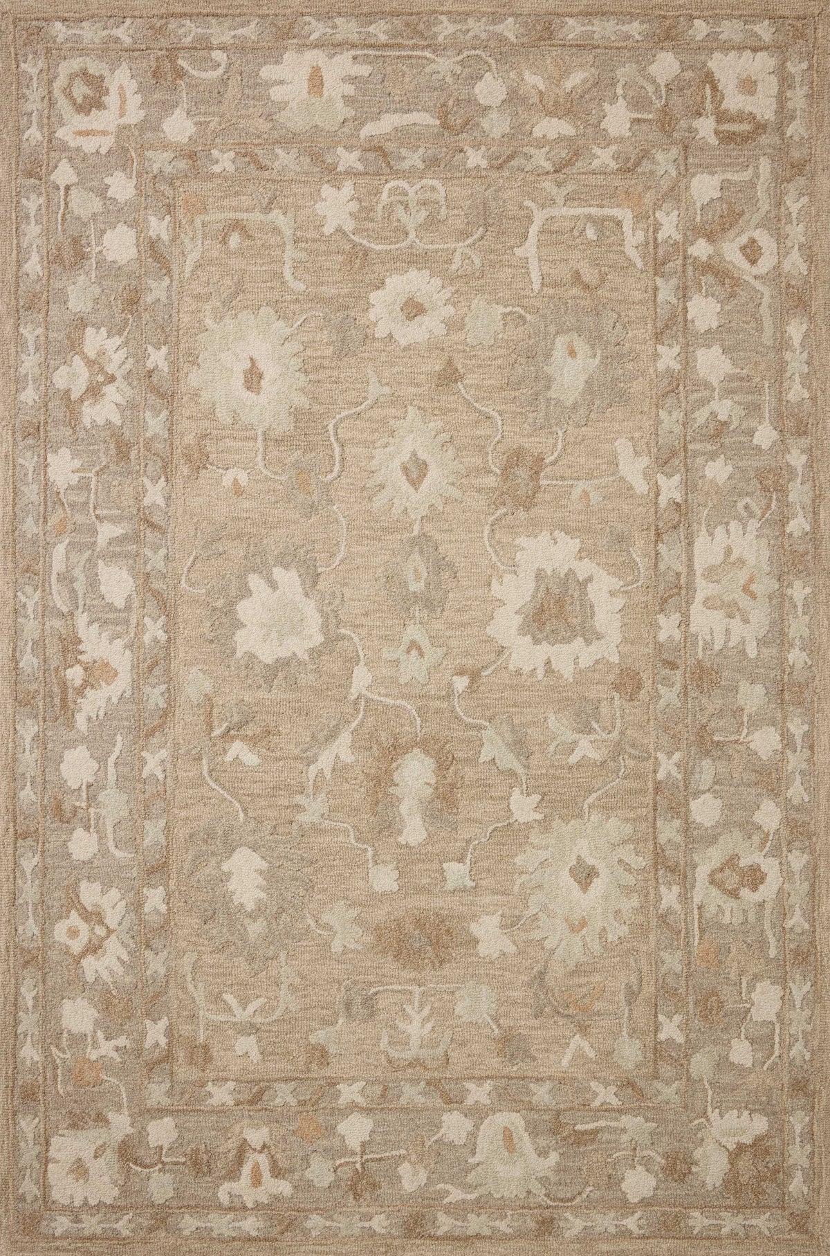 Chris Loves Julia x Loloi Dorothea 18" x 18" Sample Rug