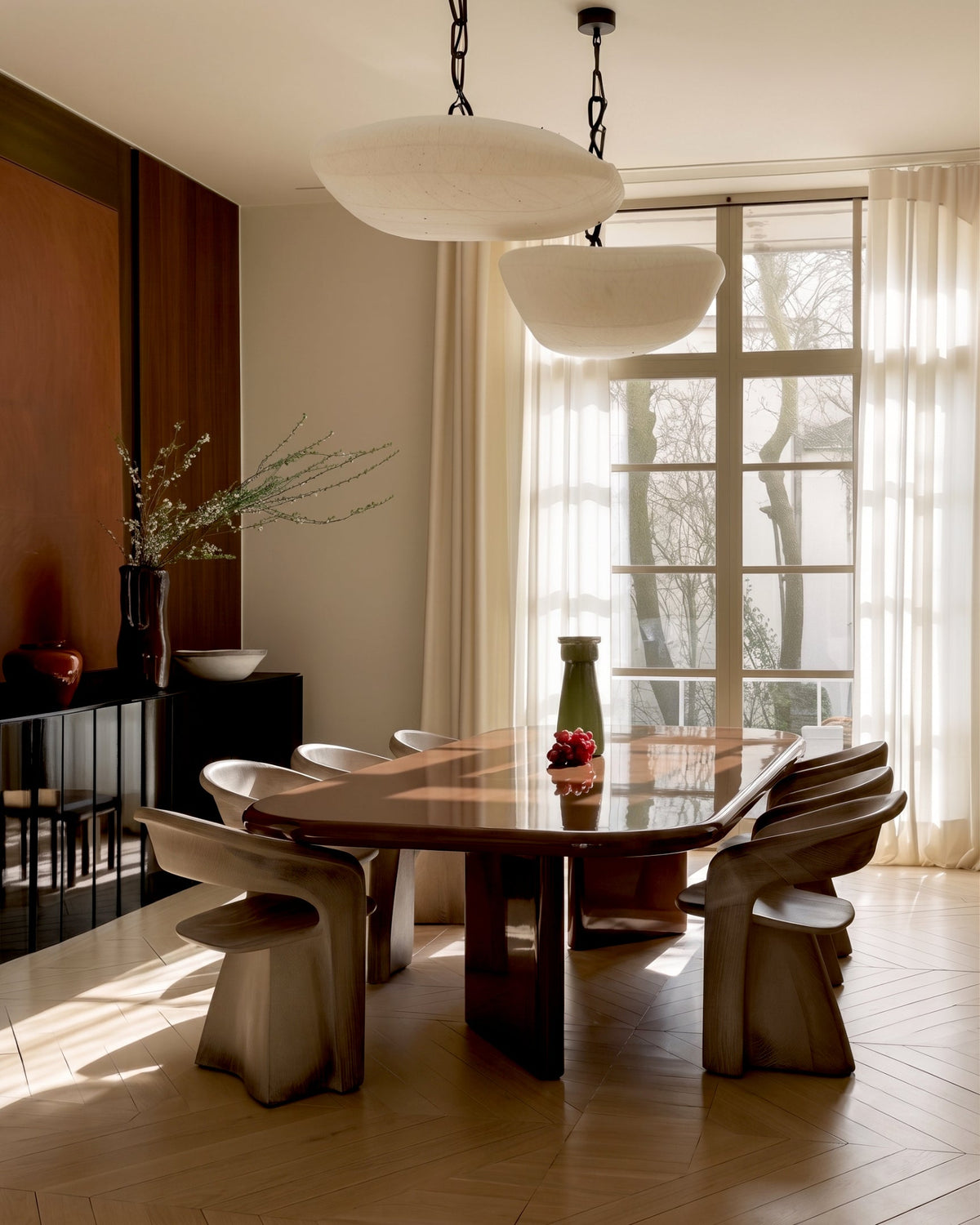 Dia Dining Table – 98-Inch Modern Statement Table