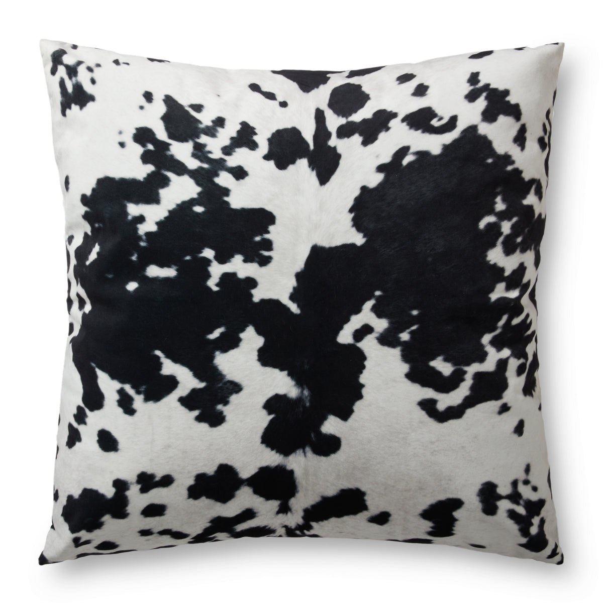 Loloi FP0001 Black / White 36"W x 36"D x 6"H Pillow