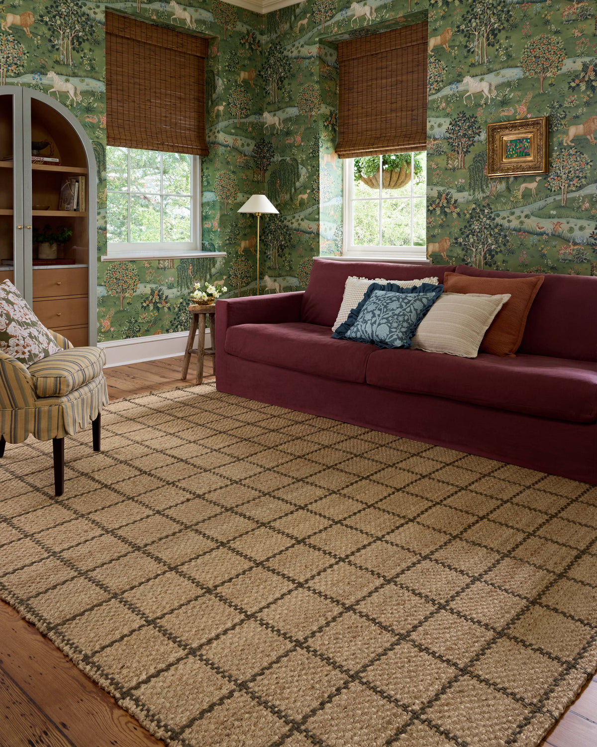 Chris Loves Julia x Loloi Fletcher 18" x 18" Sample Rug