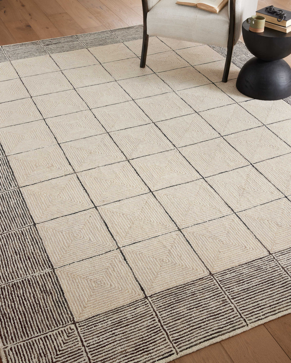 Chris Loves Julia x LoloiFrancis 18" x 18" Sample Rug