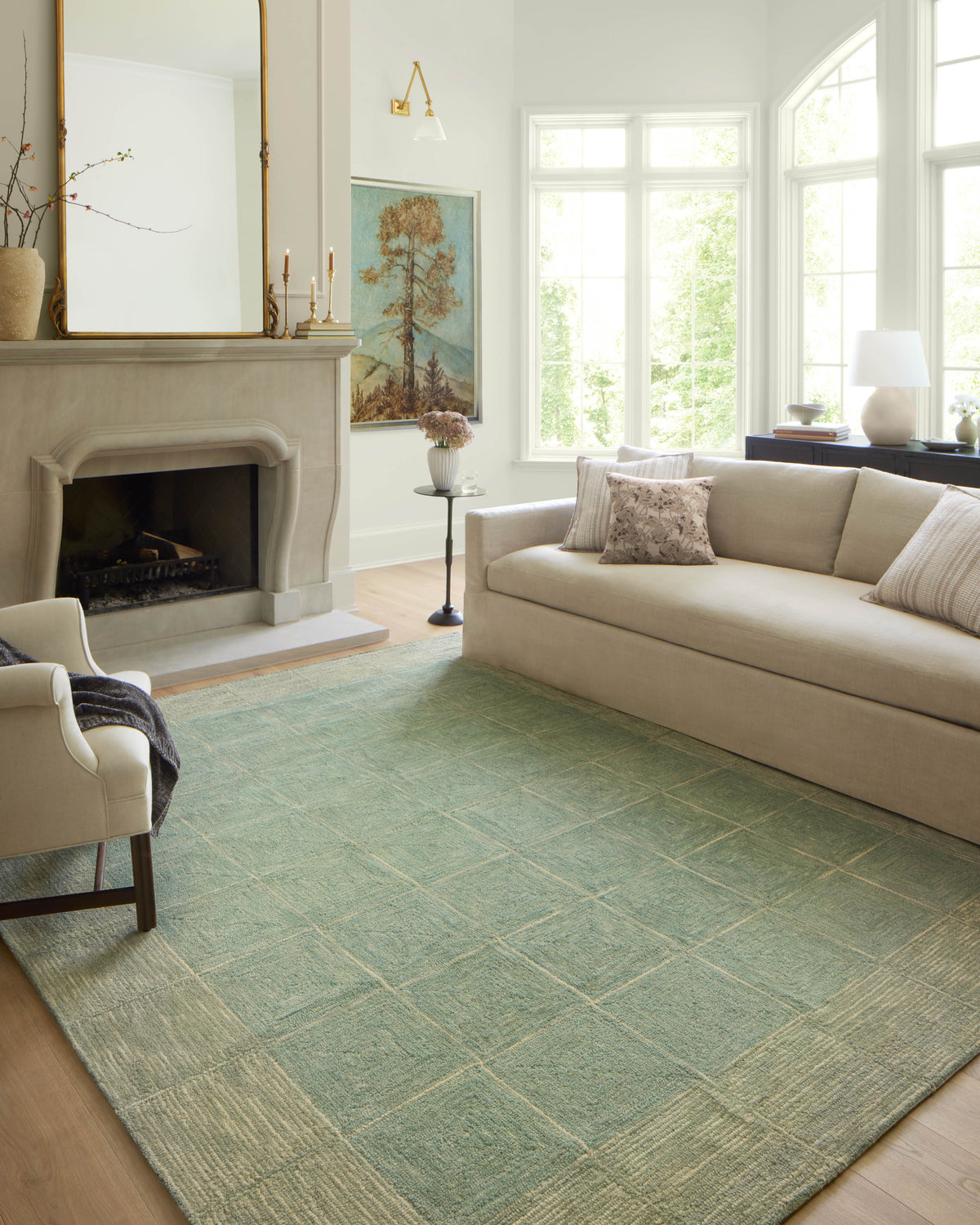 Chris Loves Julia x LoloiFrancis 18" x 18" Sample Rug