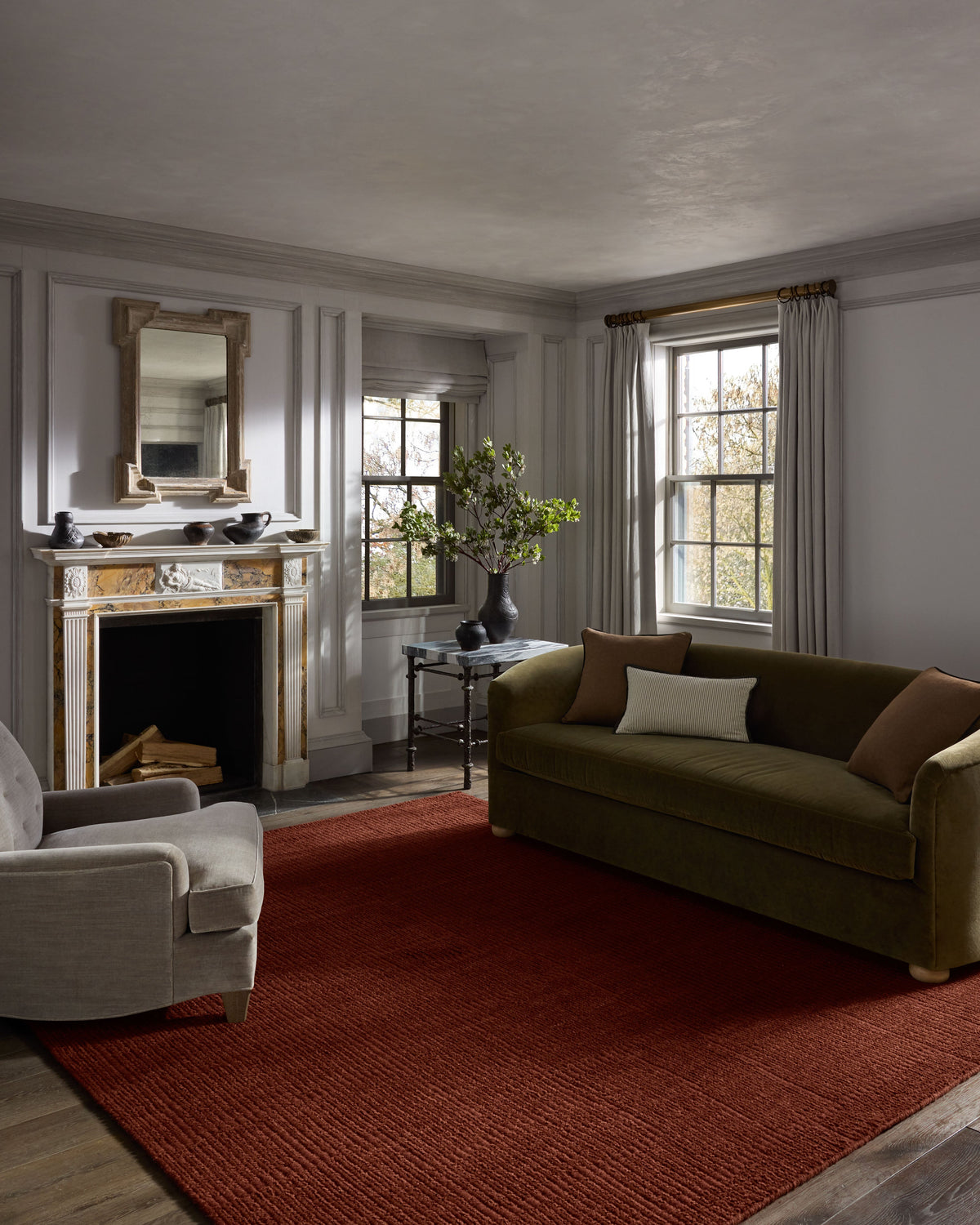 Jeremiah Brent x Loloi Greenwich 18" x 18" Sample Rug