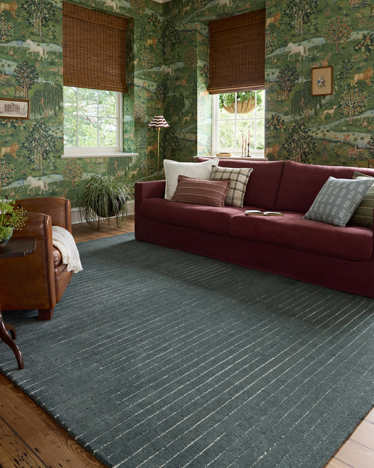Chris Loves Julia x Loloi Henry 18" x 18" Sample Rug