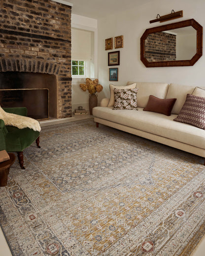 Chris Loves Julia x Loloi Ida 18" x 18" Sample Rug