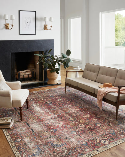 Chris Loves Julia x Loloi Jules 18" x 18" Sample Rug