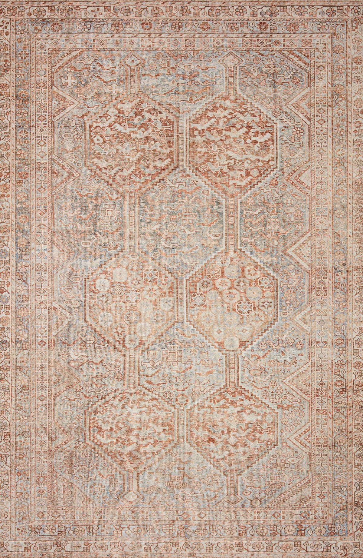 Chris Loves Julia x Loloi Jules 18" x 18" Sample Rug