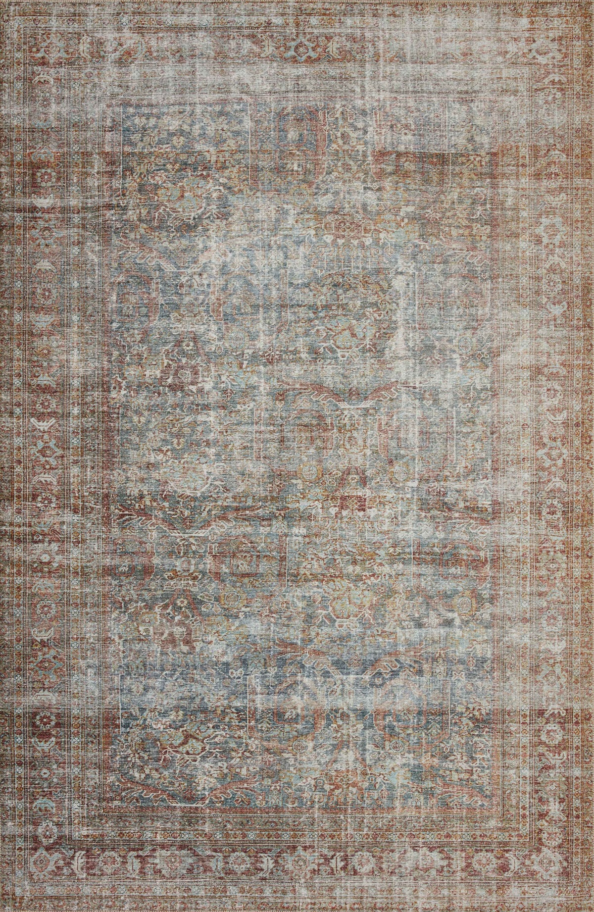 Chris Loves Julia x Loloi Jules 18" x 18" Sample Rug