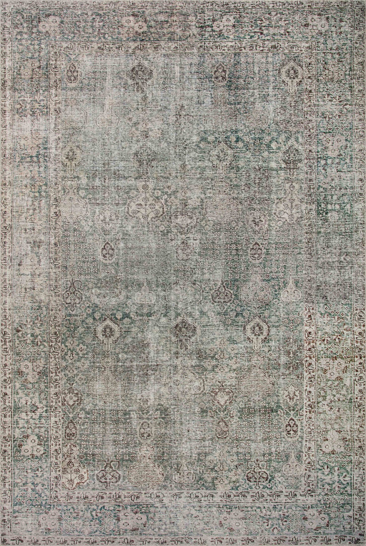 Chris Loves Julia x Loloi Jules 18" x 18" Sample Rug