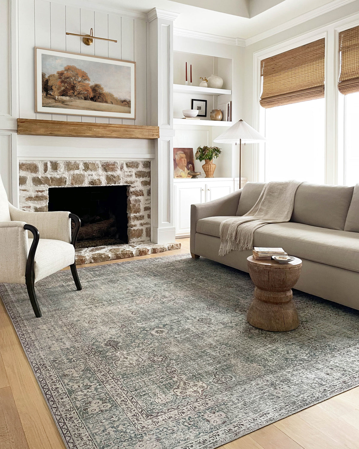 Chris Loves Julia x Loloi Jules 18" x 18" Sample Rug
