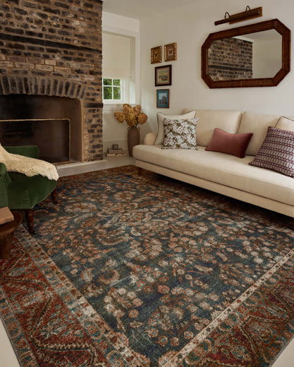 Chris Loves Julia x Loloi Jules 18" x 18" Sample Rug