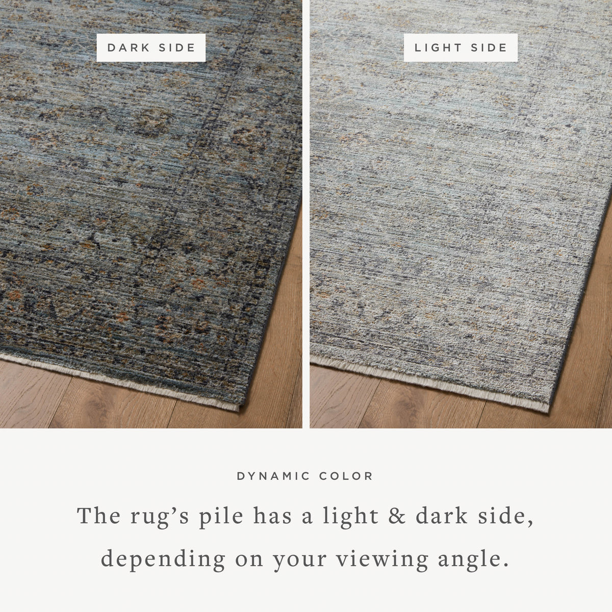 Jean Stoffer x Loloi Katherine 5'-3" x 5'-3" Round Accent Rug