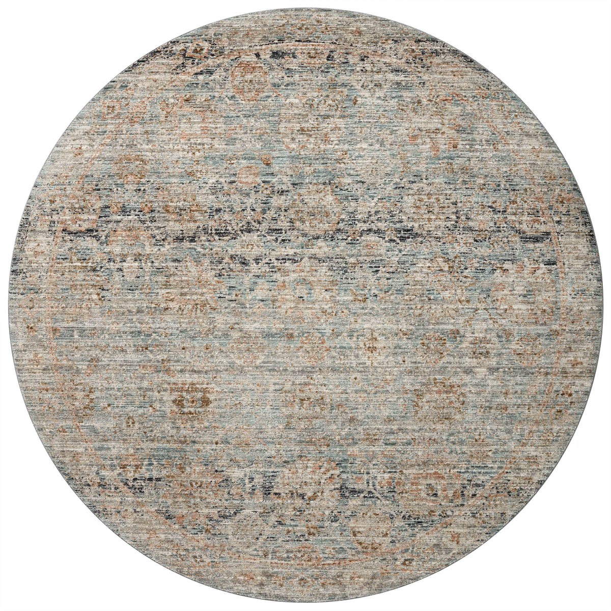 Jean Stoffer x Loloi Katherine 5'-3" x 5'-3" Round Accent Rug
