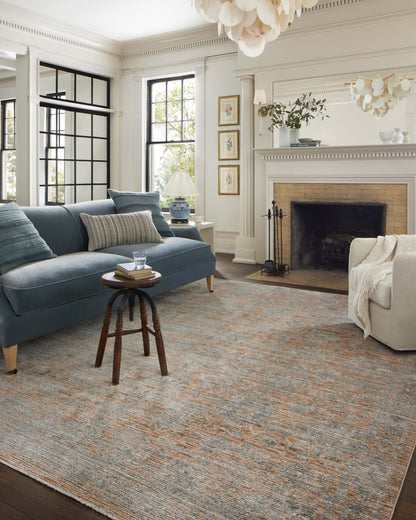 Jean Stoffer x Loloi Katherine 18" x 18" Sample Rug