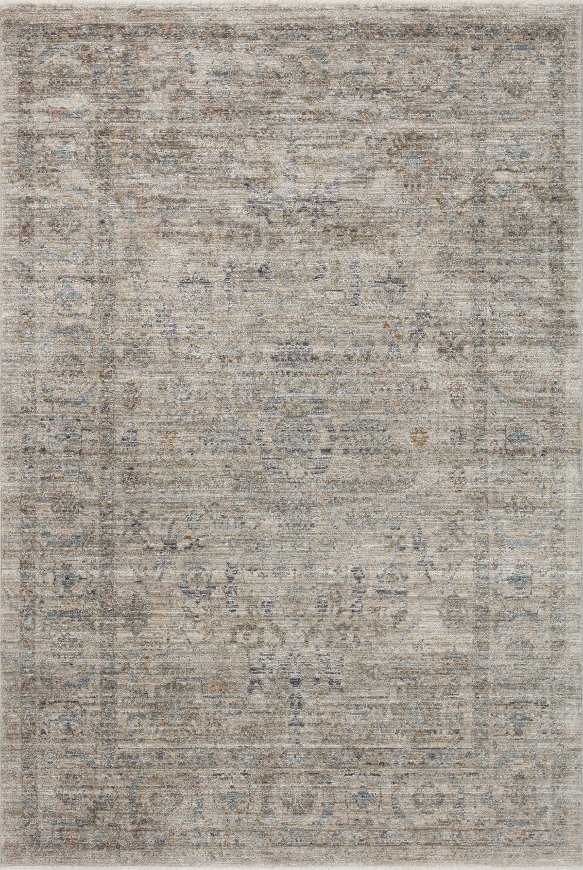 Jean Stoffer x Loloi Katherine 5'-3" x 5'-3" Round Accent Rug