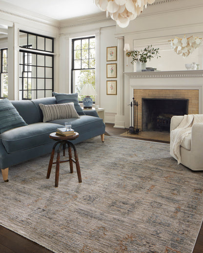 Jean Stoffer x Loloi Katherine 5'-3" x 5'-3" Round Accent Rug