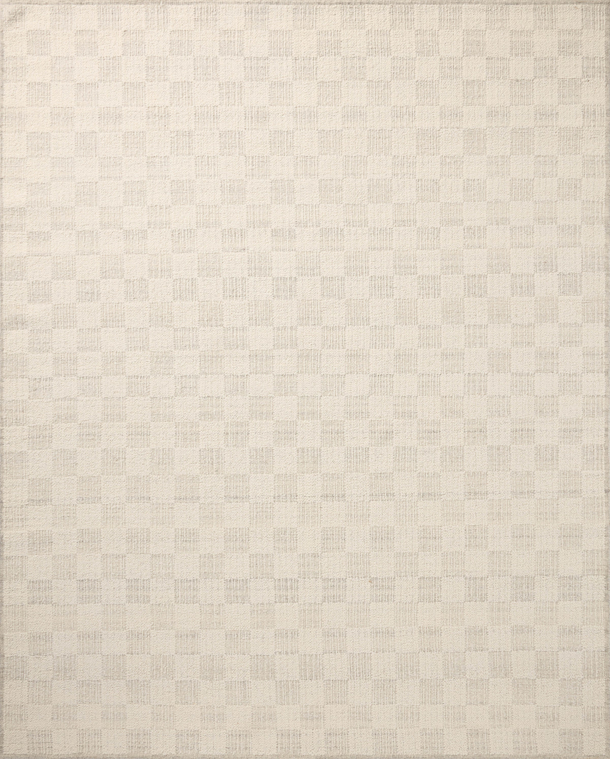 Brigette Romanek x Loloi Knox Ivory / Silver 18" x 18" Sample Rug