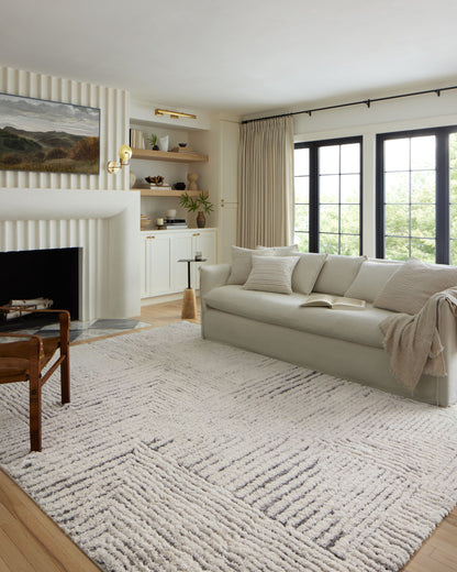Loloi Levitt Shag 18" x 18" Sample Rug