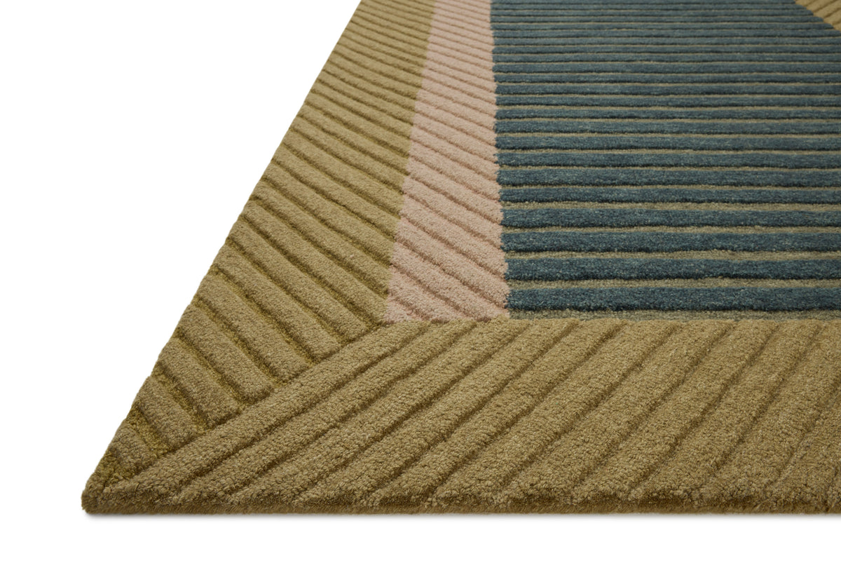 Brigette Romanek x Loloi Madi 18" x 18" Sample Rug