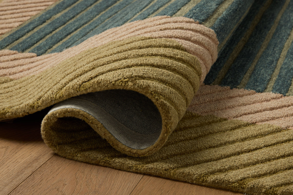 Brigette Romanek x Loloi Madi 18" x 18" Sample Rug