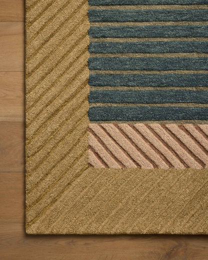 Brigette Romanek x Loloi Madi 18" x 18" Sample Rug