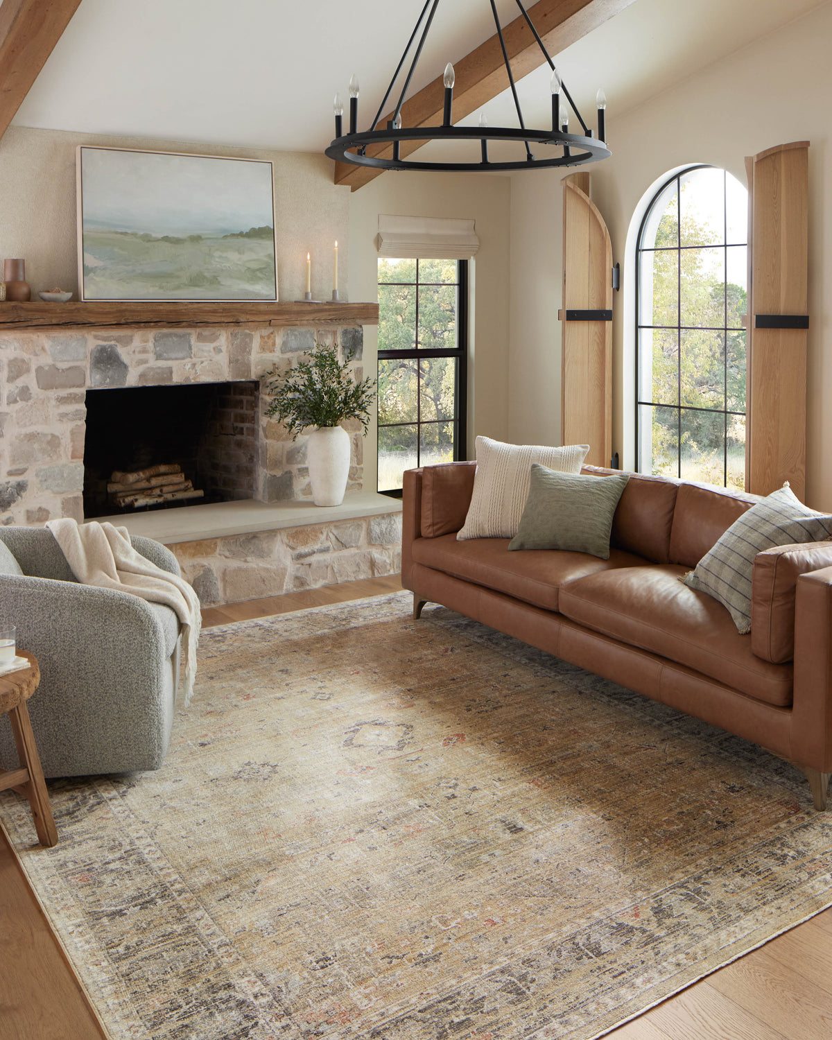 Magnolia Home by Joanna Gaines x Loloi  18" x 18" Sample Rug