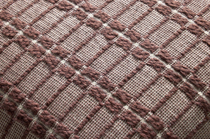 Chris Loves Julia x Loloi Poe Burgundy 18'' x 18'' Pillow