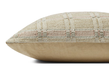 Amber Lewis X Loloi Pal0005 Ivory / Beige 22" X 22" Pillow