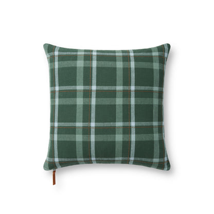 Chris Loves Julia x Loloi Ralph Green / Multi 18'' x 18'' Pillow