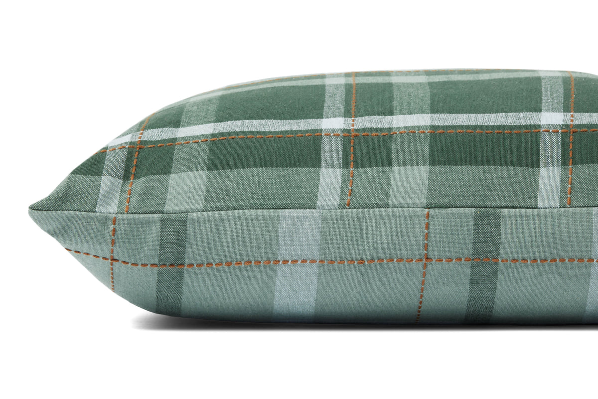 Chris Loves Julia x Loloi Ralph Green / Multi 18'' x 18'' Pillow