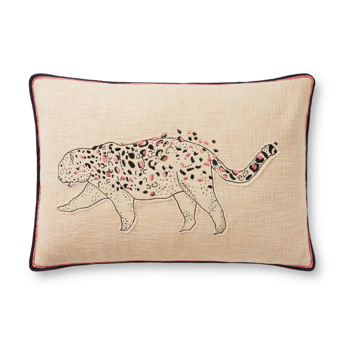 Ivory / Black 16" x 26" Pillow
