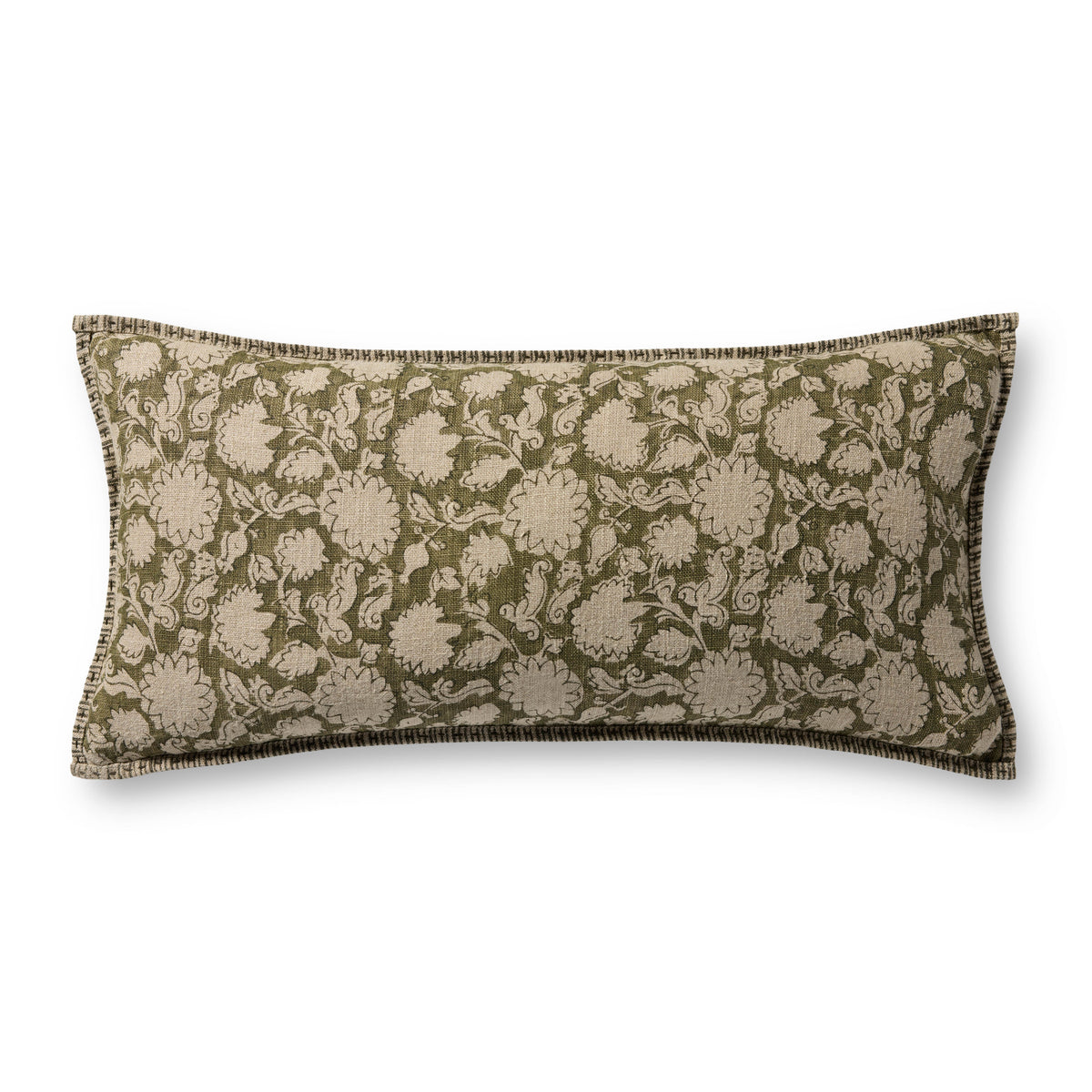 Loloi Green 12'' x 27'' Cover Only Pillow