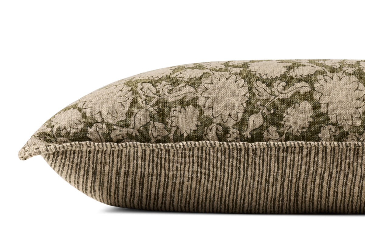 Loloi Green 12'' x 27'' Cover Only Pillow