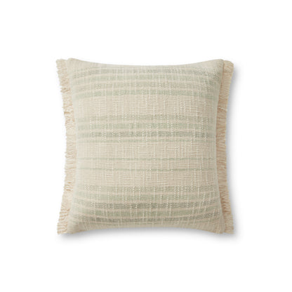 Angela Rose x Loloi Forrest Ivory / Sage 18'' x 18'' Pillow