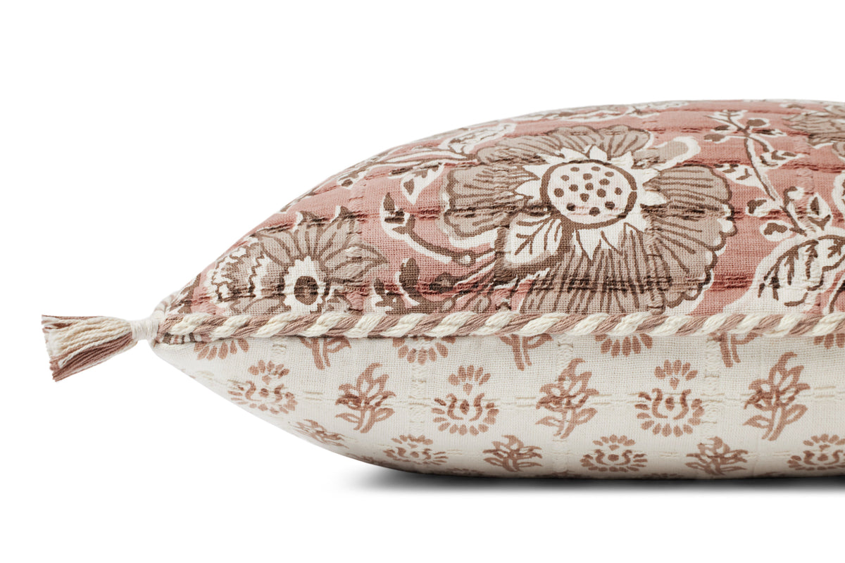 Rose / Ivory 13'' x 35'' Pillow