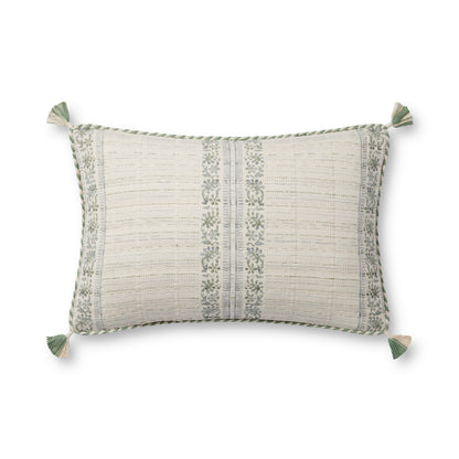 Sage / Ivory 13'' x 21'' Pillow