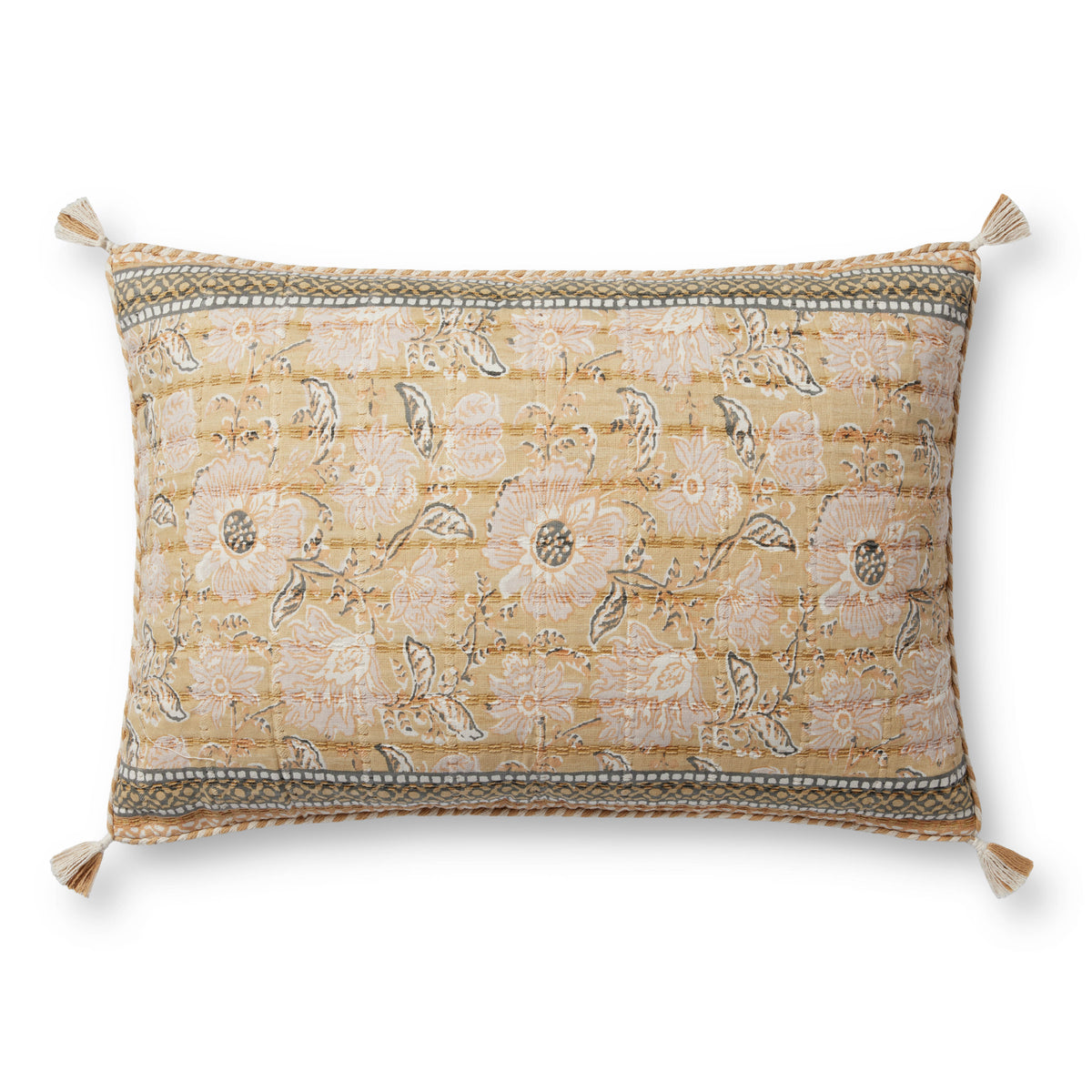 Wheat / Multi 16'' x 26'' Pillow