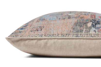 Taupe / Multi 18" x 18" Pillow