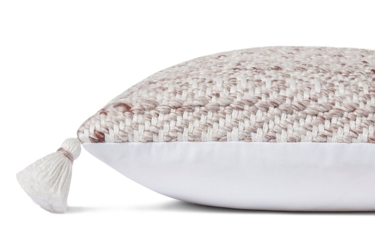 Blush / Natural 18" x 18" Pillow