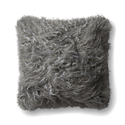Loloi P0598 Grey 22" x 22" Pillow