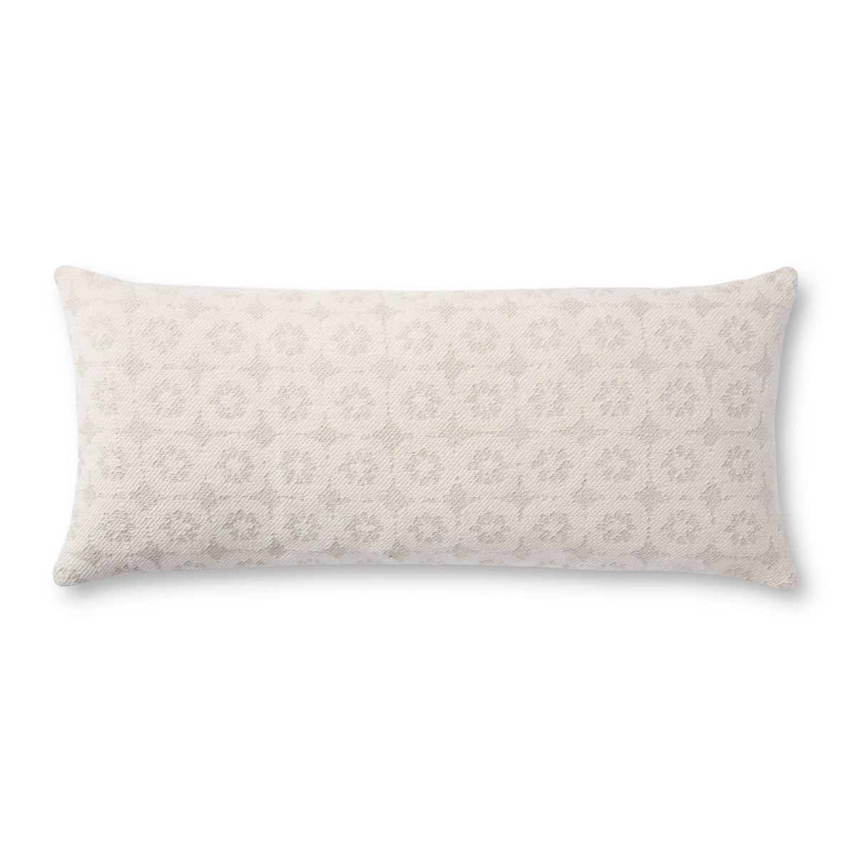 Magnolia Home by Joanna Gaines x Loloi Ava Ivory 13'' x 35'' Pillow