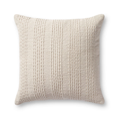 Magnolia Home by Joanna Gaines x Loloi Cameron Ivory Pillow