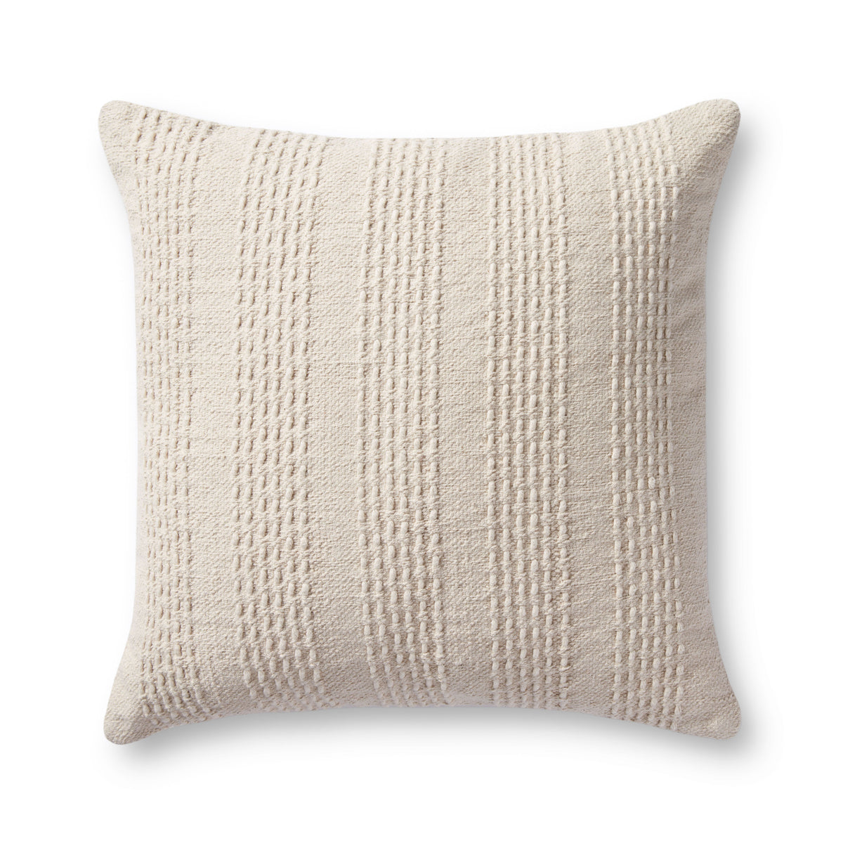 Magnolia Home by Joanna Gaines x Loloi Cameron Ivory Pillow